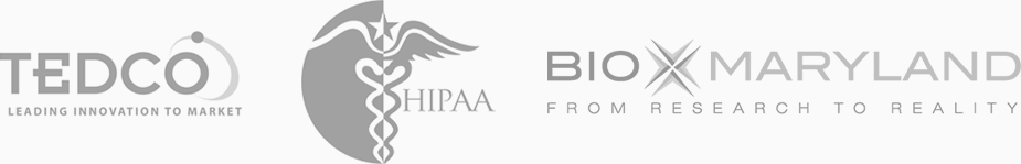 Tedco, HIPAA, and Bio Maryland logos